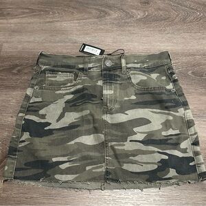 Express Denim Army Skirt